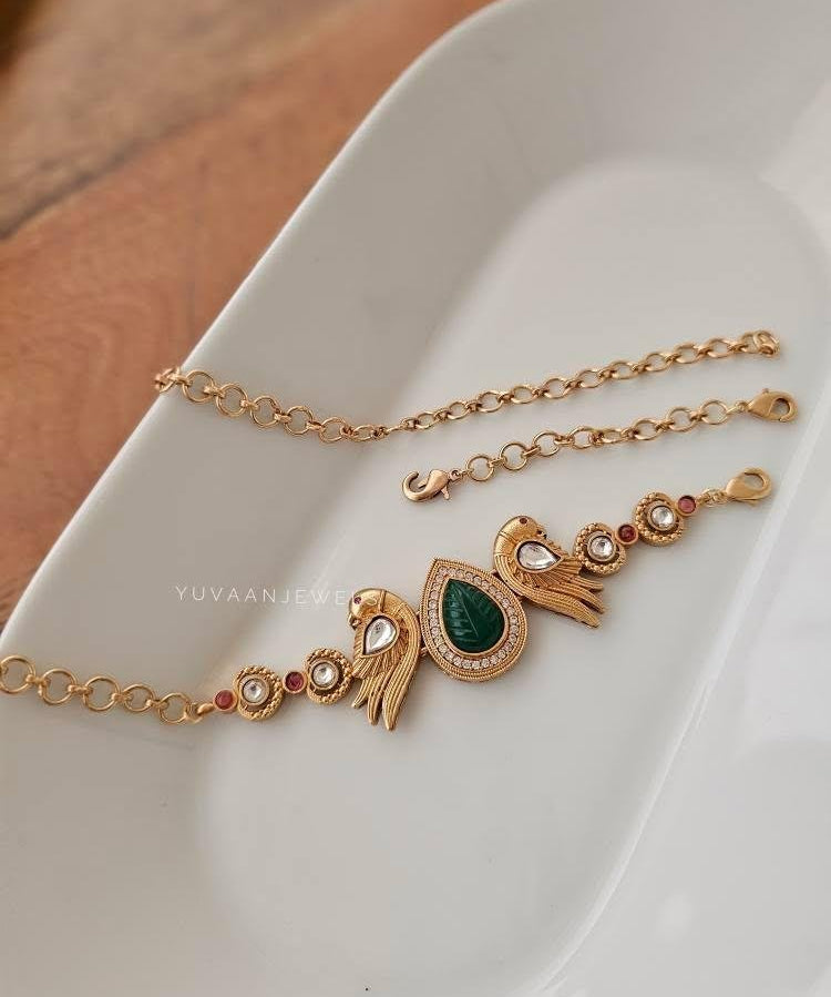 Koyal handcrafted bracelet/choker