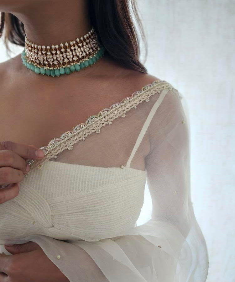 Lehar polki choker