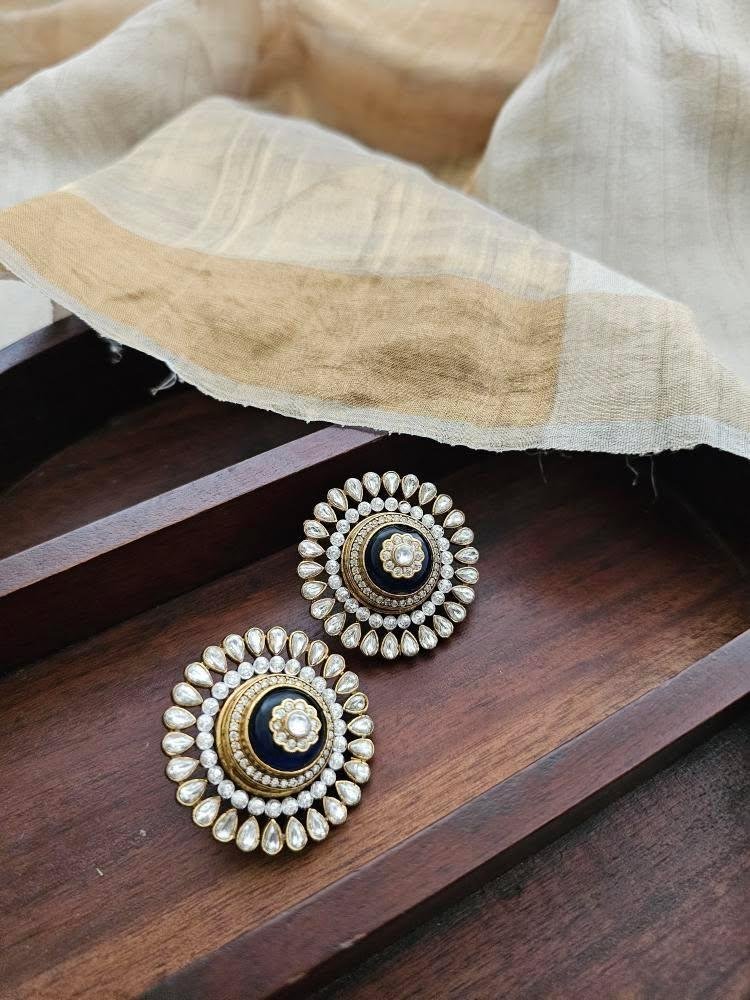 Surya polki studs