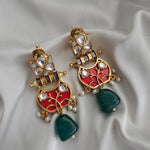 Neelam handcrafted long necklace