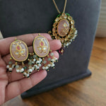 Sohi semi precious stone delicate necklace