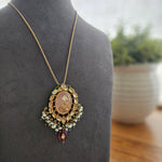 Sohi semi precious stone delicate necklace