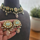 Anvika semi-precious stone necklace