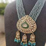 Umika pearl and polki necklace