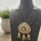 Umika pearl and polki necklace