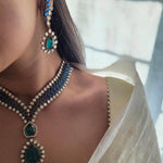 Manorama handcrafted necklace with earrings