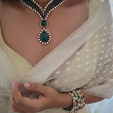 Manorama handcrafted necklace with earrings