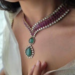 Manorama handcrafted necklace with earrings