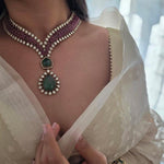 Manorama handcrafted necklace with earrings
