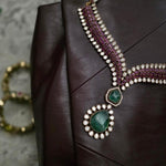 Manorama handcrafted necklace with earrings