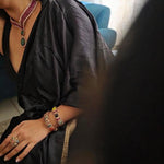 Manorama handcrafted necklace with earrings