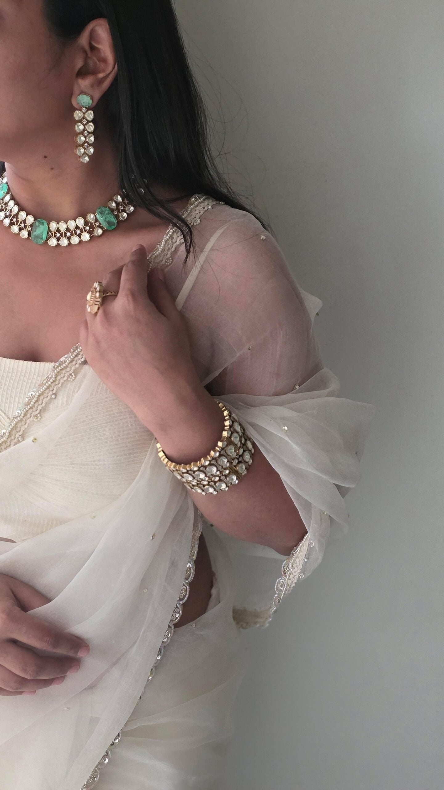Binita polki necklace