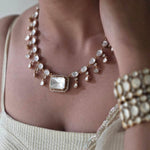 Faria polki necklace