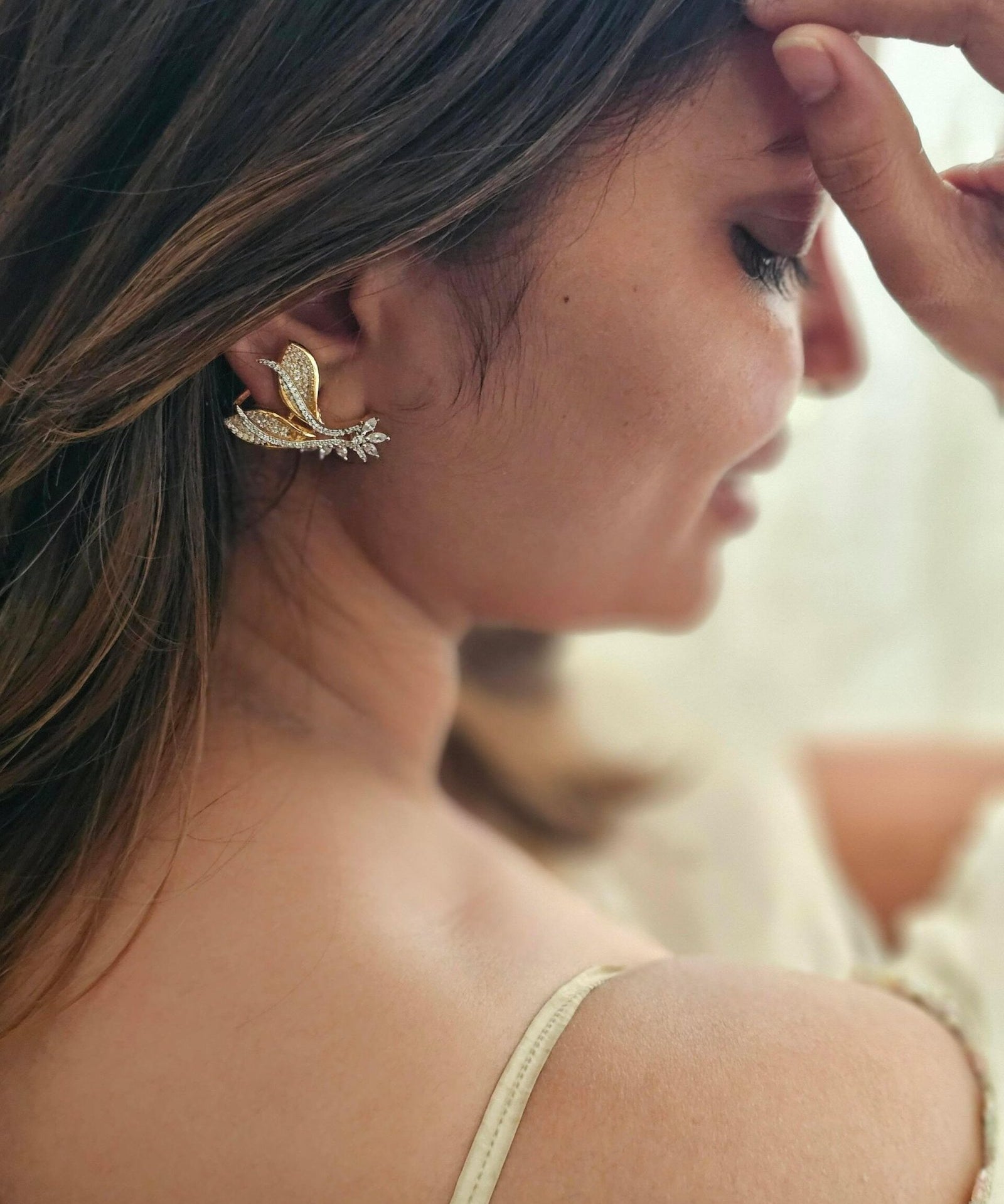 Dhruvi polki earrings