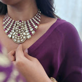 Nupura polki necklace