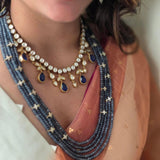 Vriyani long mala with floral details