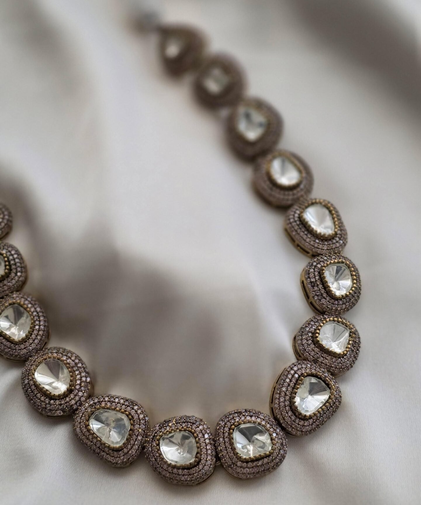 Zaina polki necklace