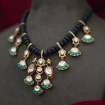 Chiraiya pearl and polki necklace