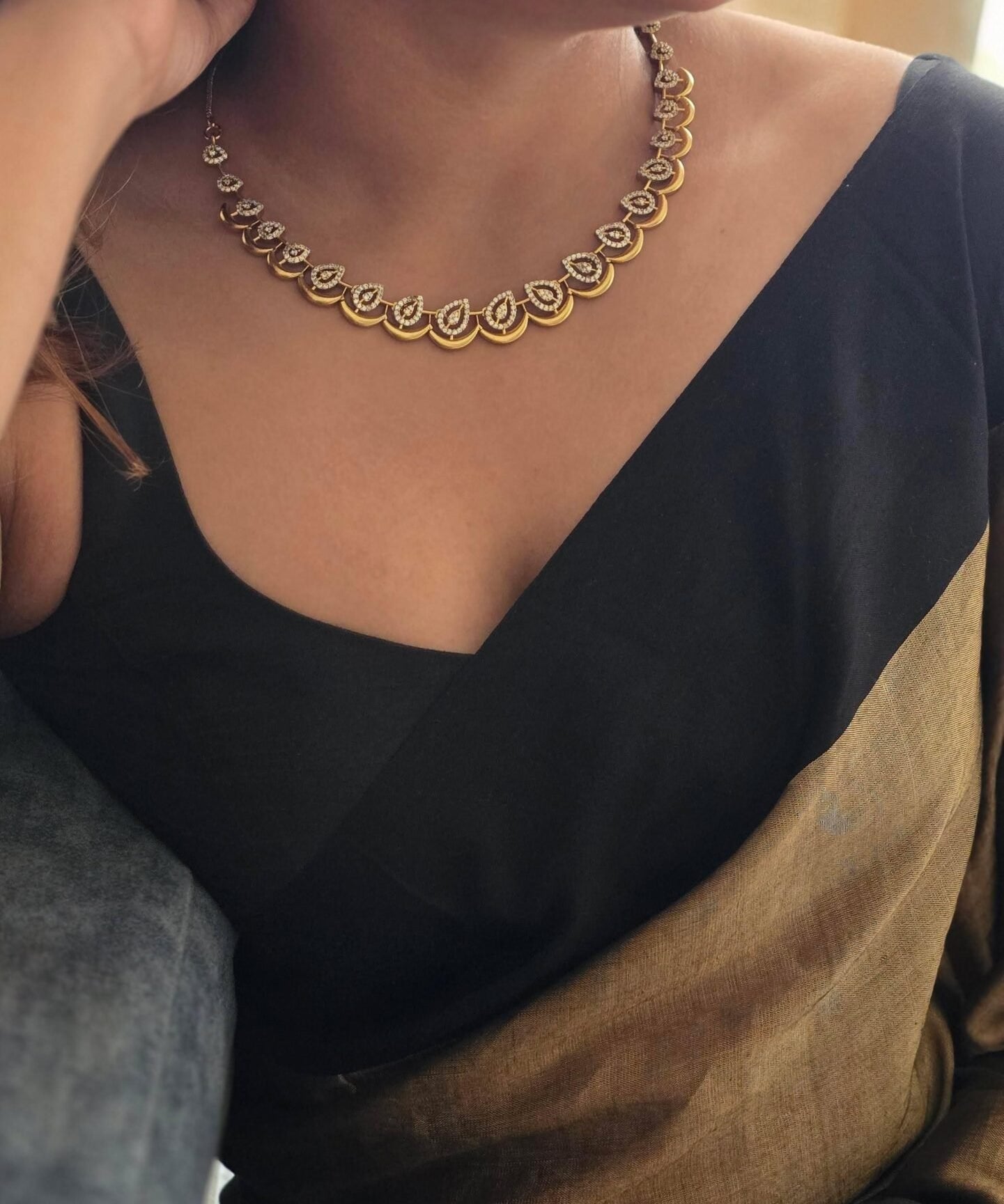 Uma delicate handcrafted necklace
