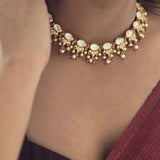 Purvi polki necklace