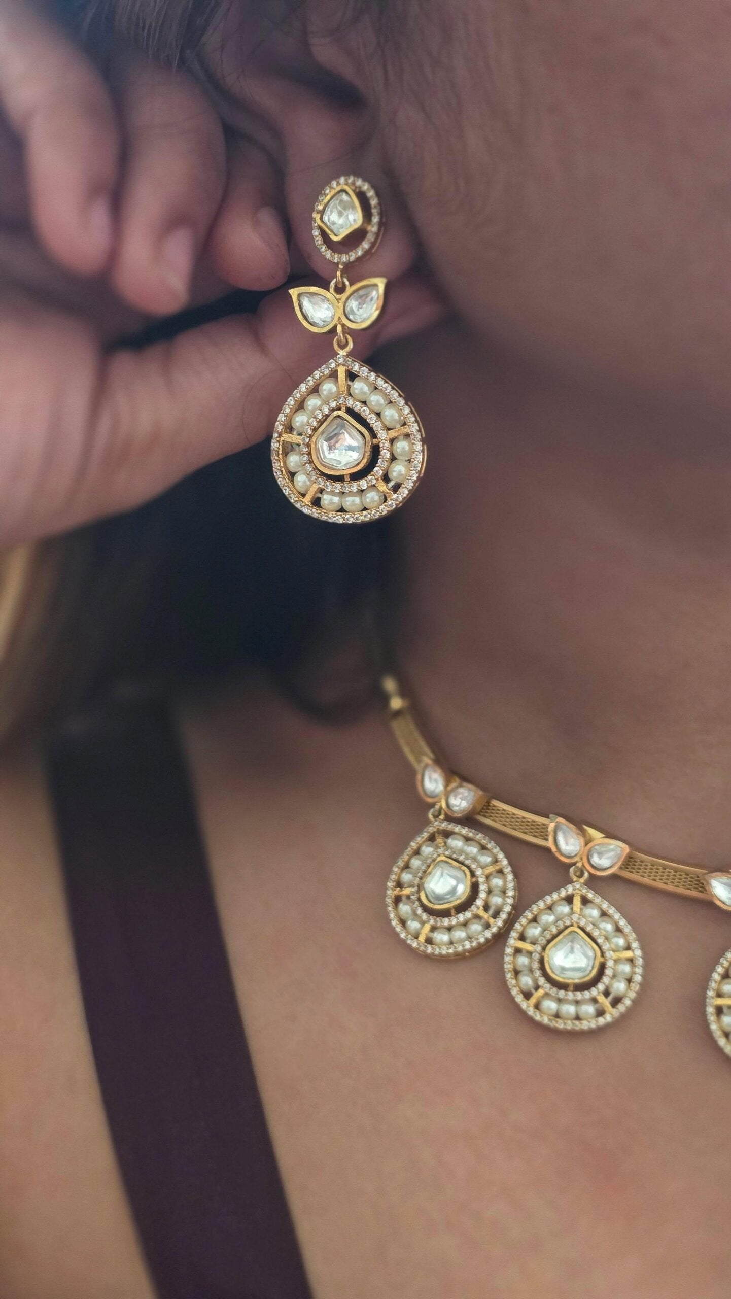Aira polki necklace