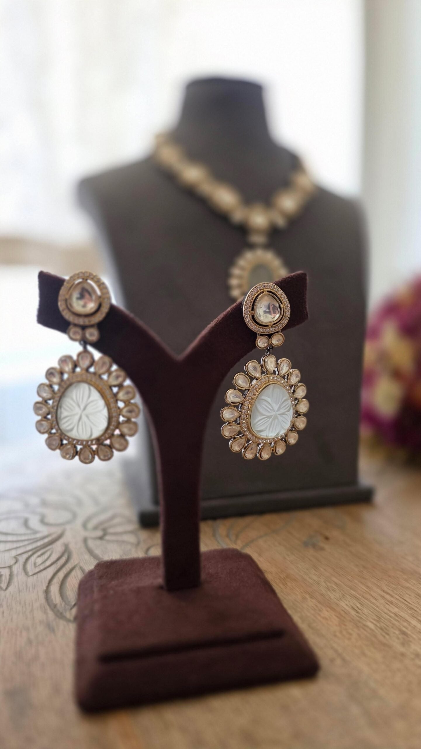 Netra polki necklace