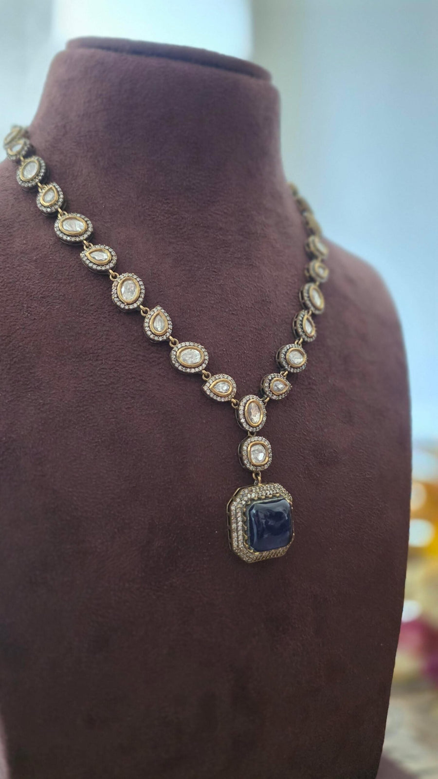 Lucy Polki and Quartz Necklace