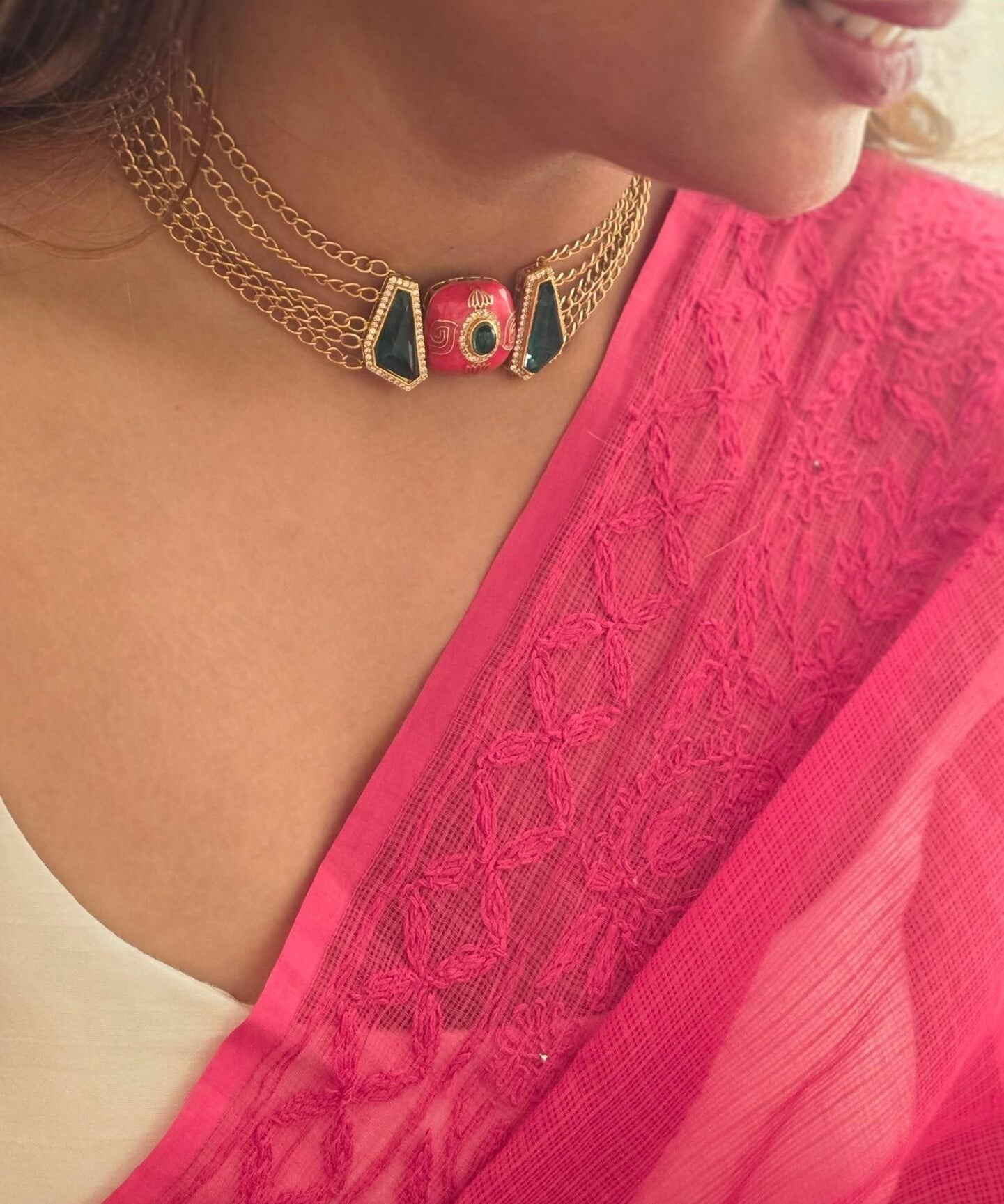 Nora delicate handcrafted choker