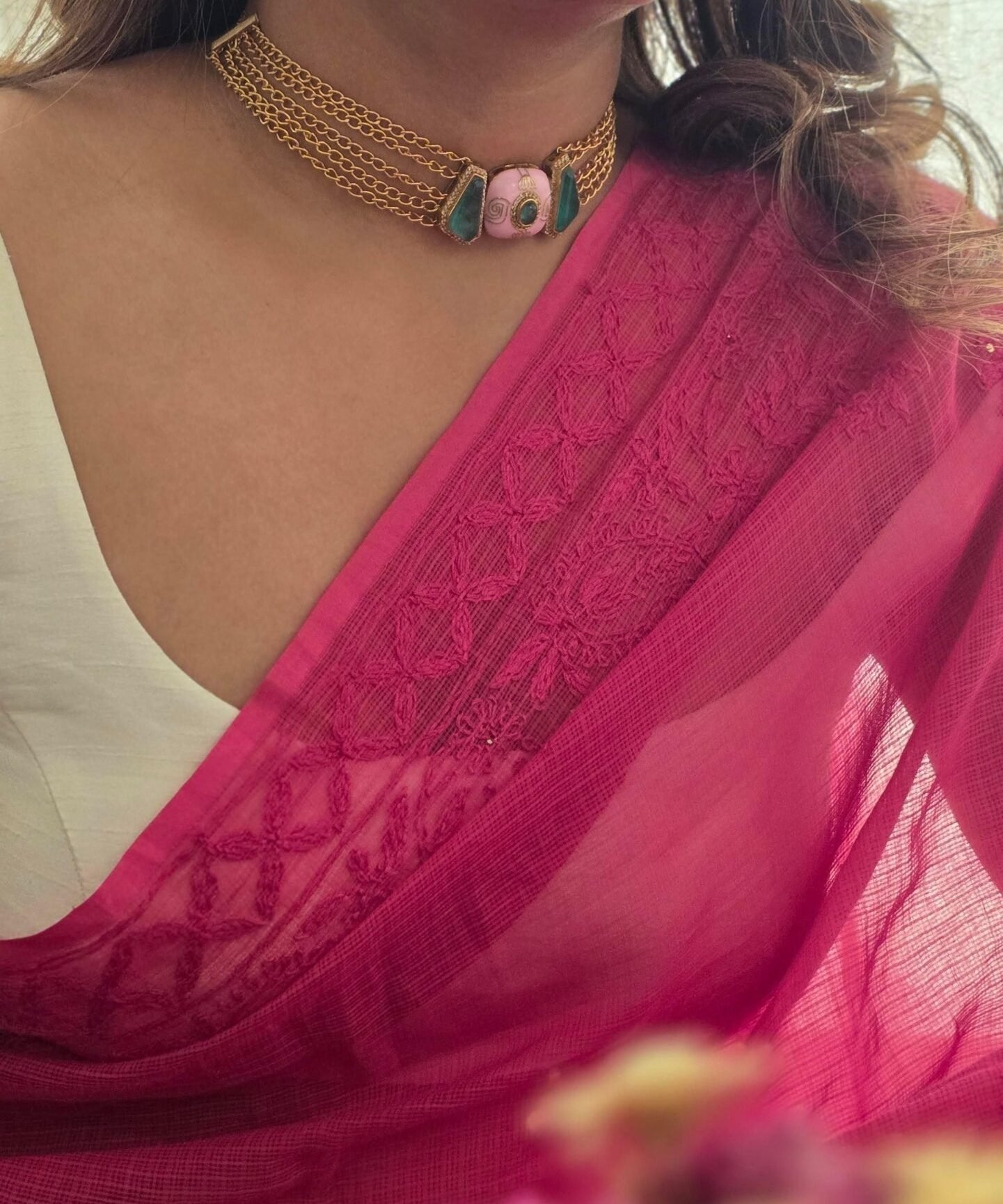 Nora delicate handcrafted choker