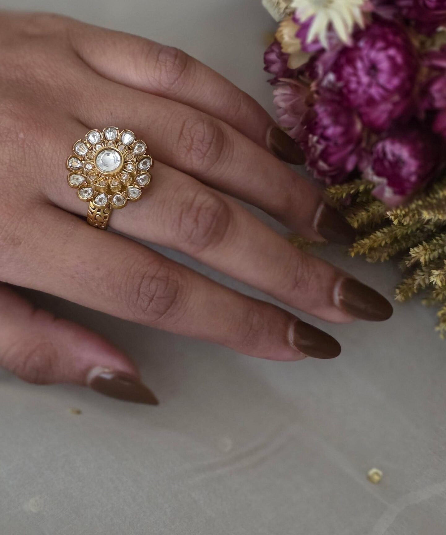 Veyra Polki Ring