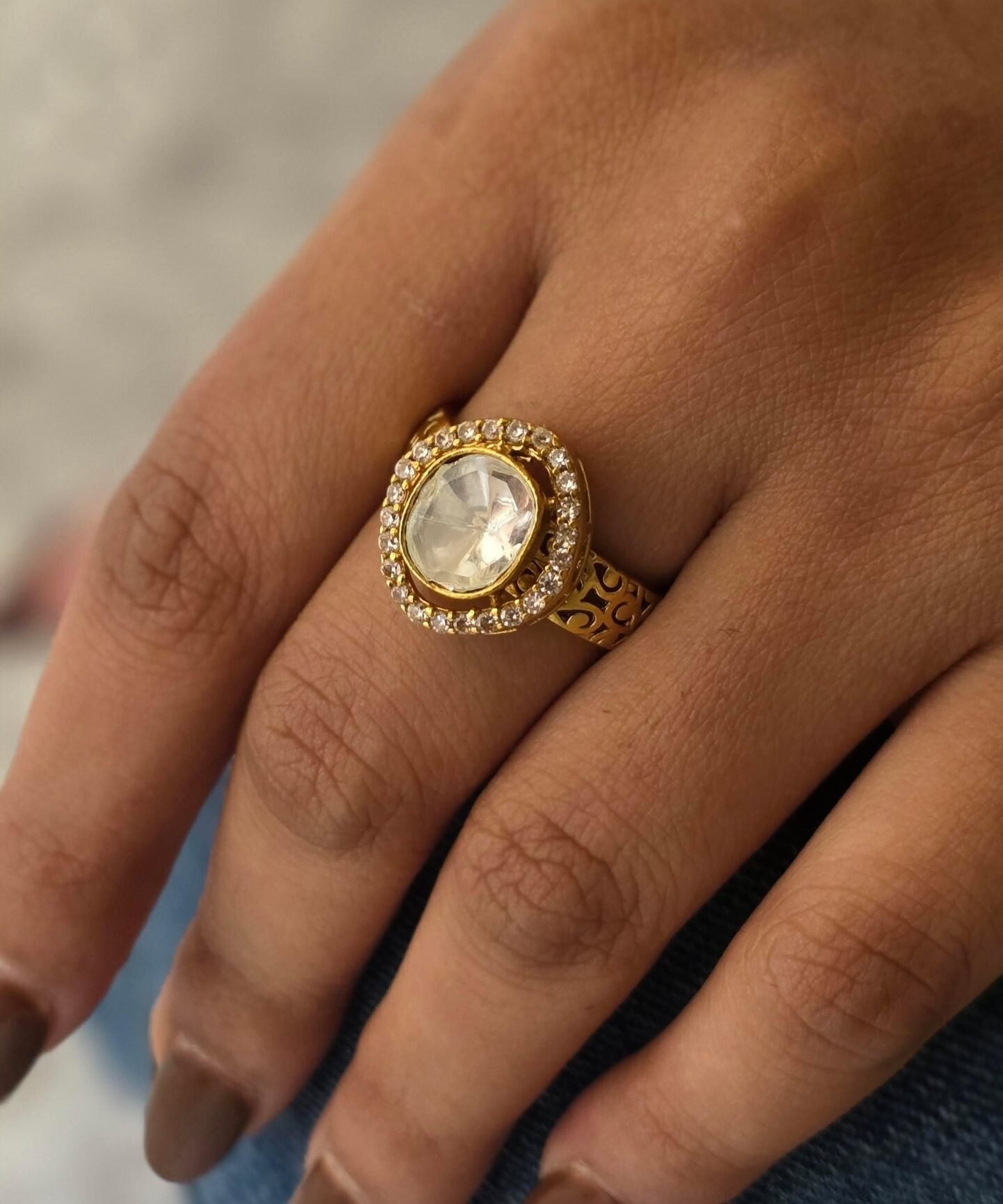 Meher Polki Ring