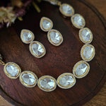 Belaa Polki necklace with Earrings