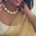 Belaa Polki necklace with Earrings