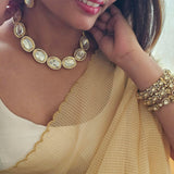 Belaa Polki necklace with Earrings