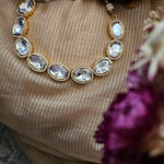 Belaa Polki necklace with Earrings
