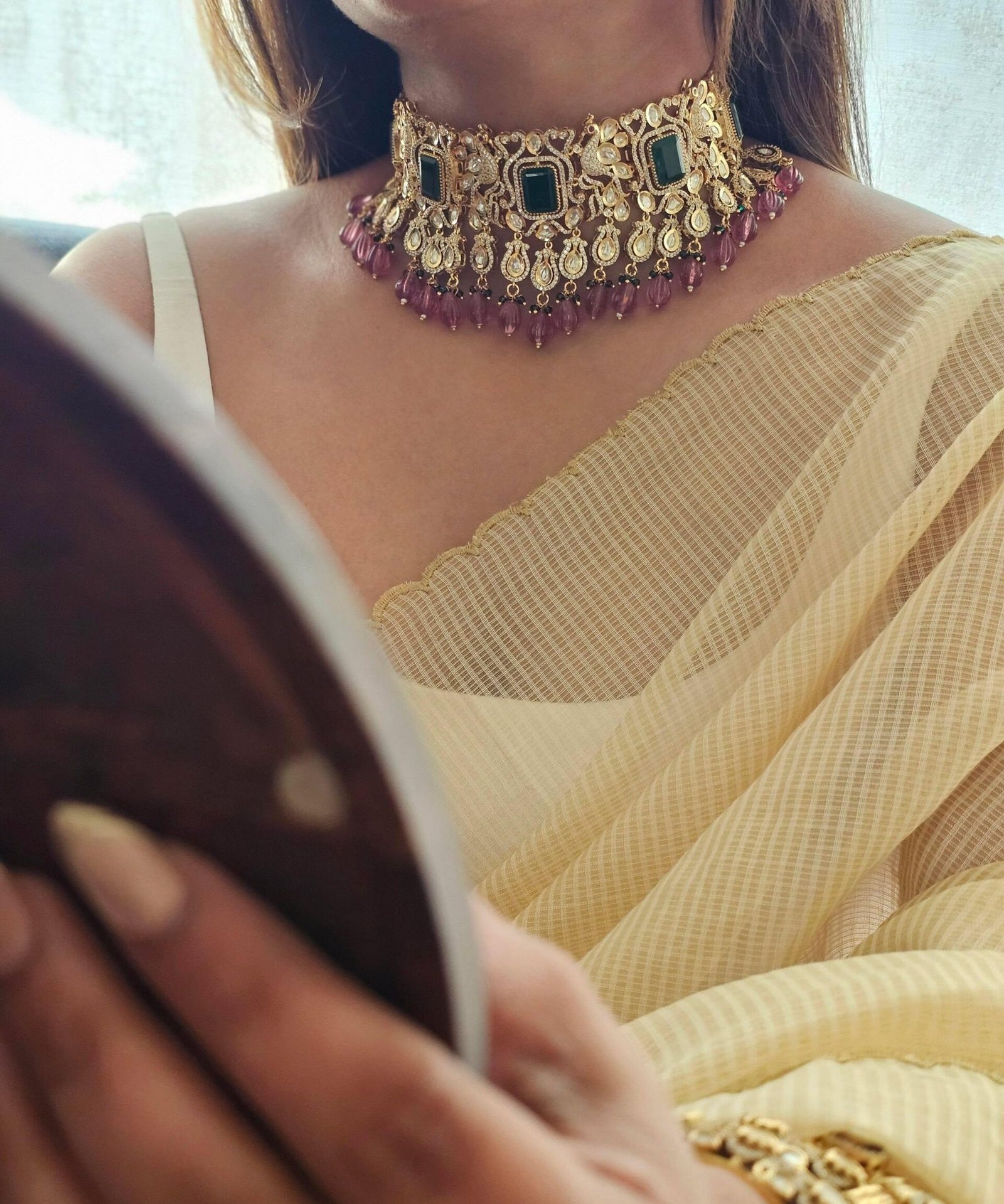 Mayur Zari Necklace
