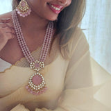 Ruh Long Necklace with Earrings