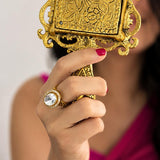Isha polki ring