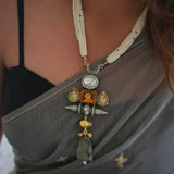 Nimrat handcrafted silver necklace