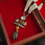 Nimrat handcrafted silver necklace