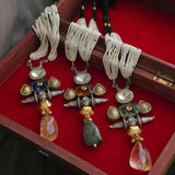 Nimrat handcrafted silver necklace