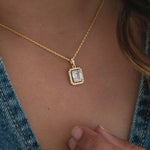 Jade Solitaire Pendant