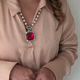 Rajavi Semi-precious Quartz Necklace