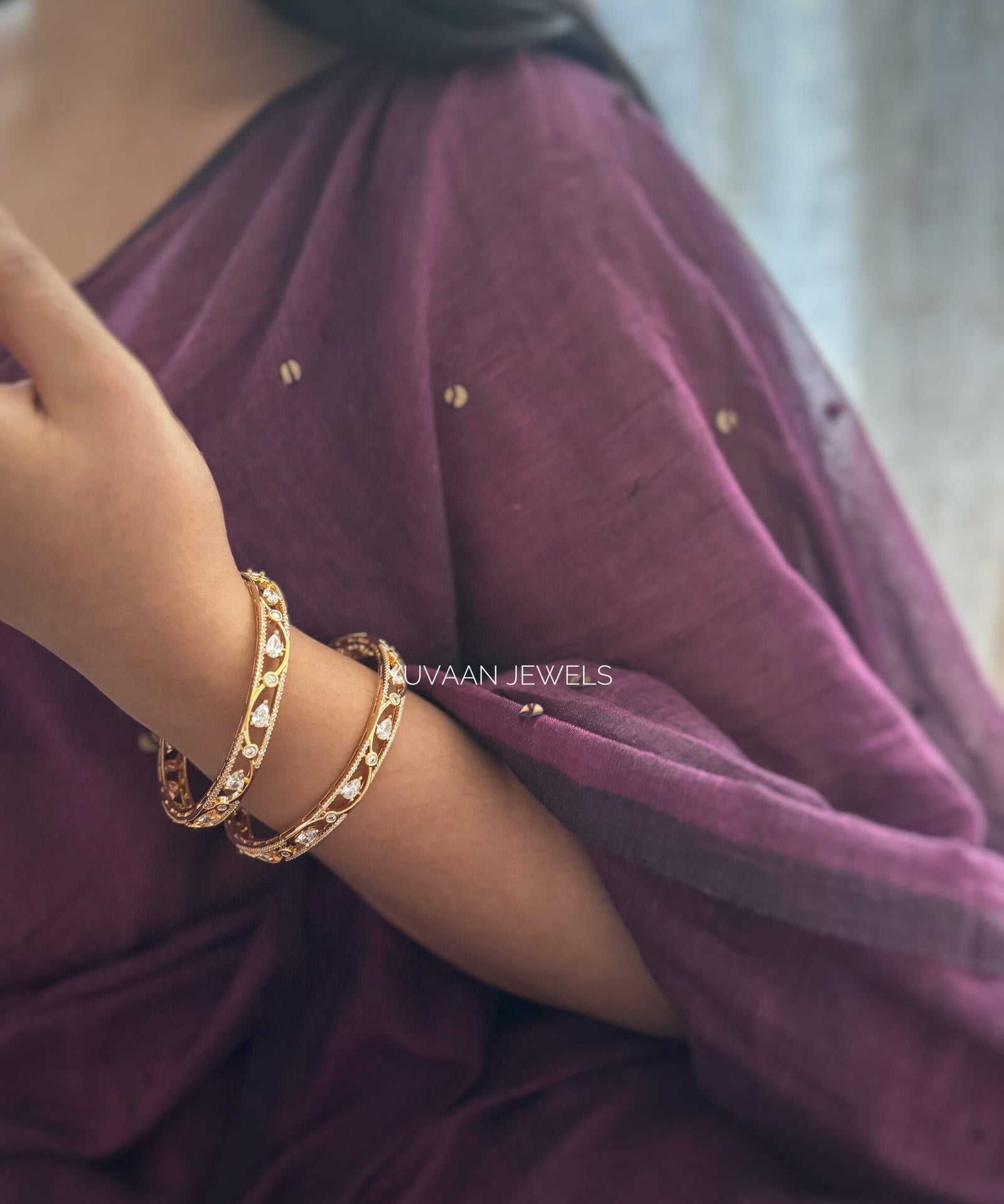 Jhanvi polki bangles