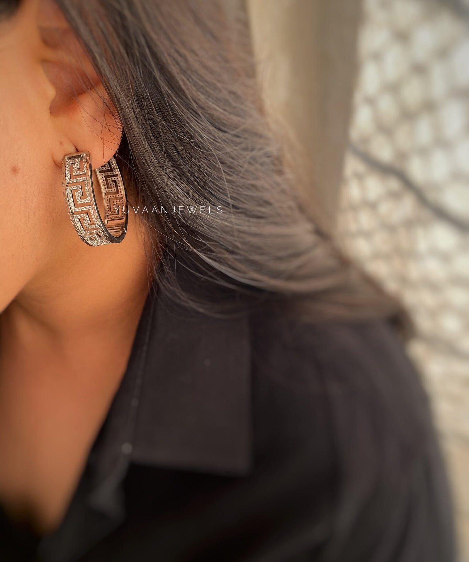 Silver Hoops