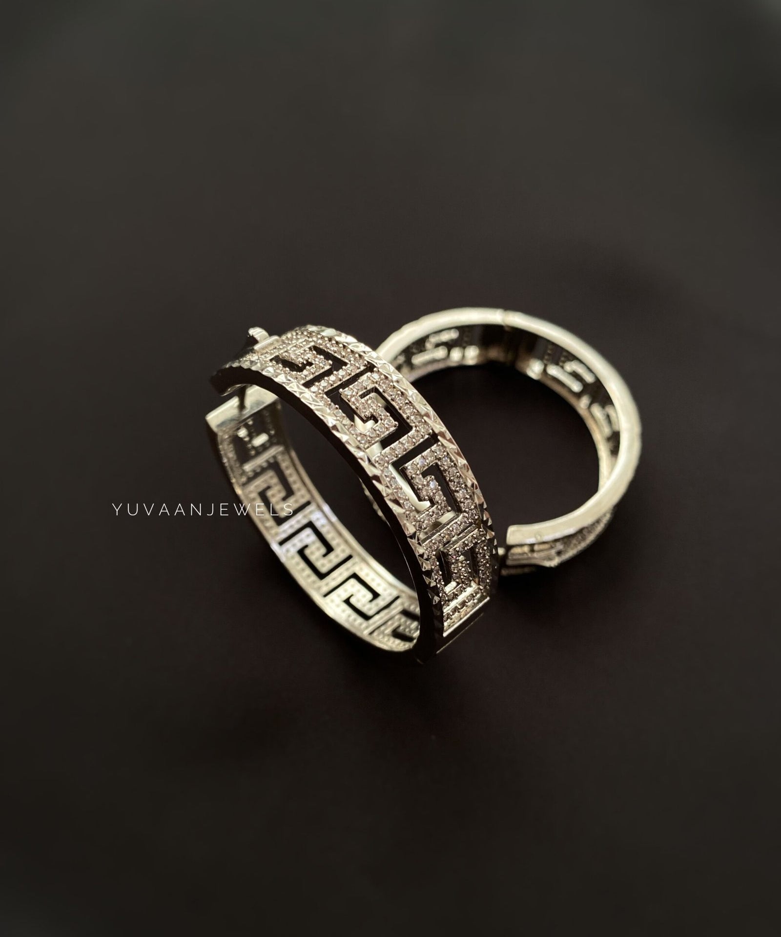 Silver Hoops