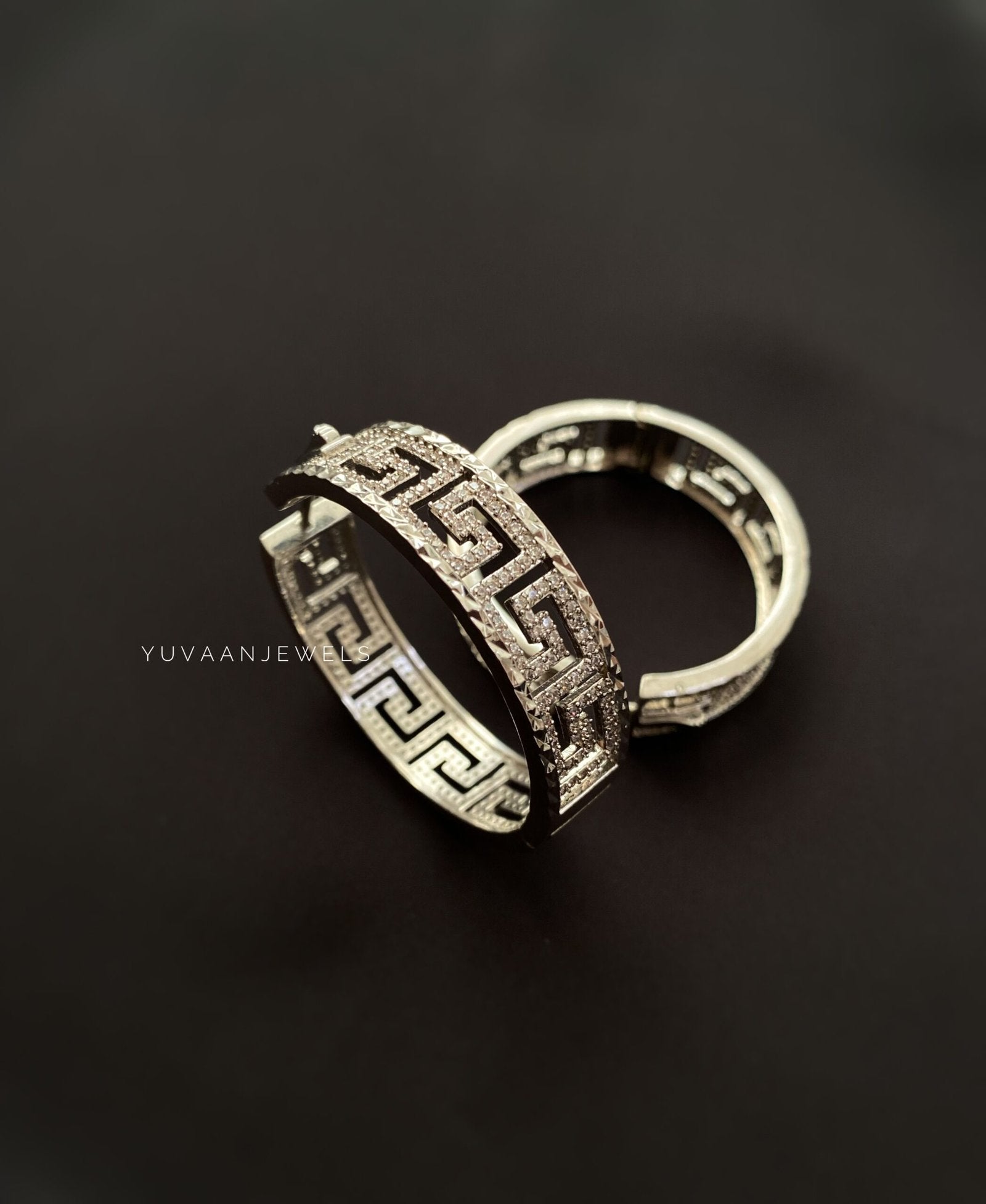 Silver Hoops