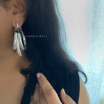 Cloud diamond earrings