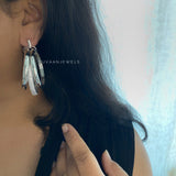 Cloud diamond earrings