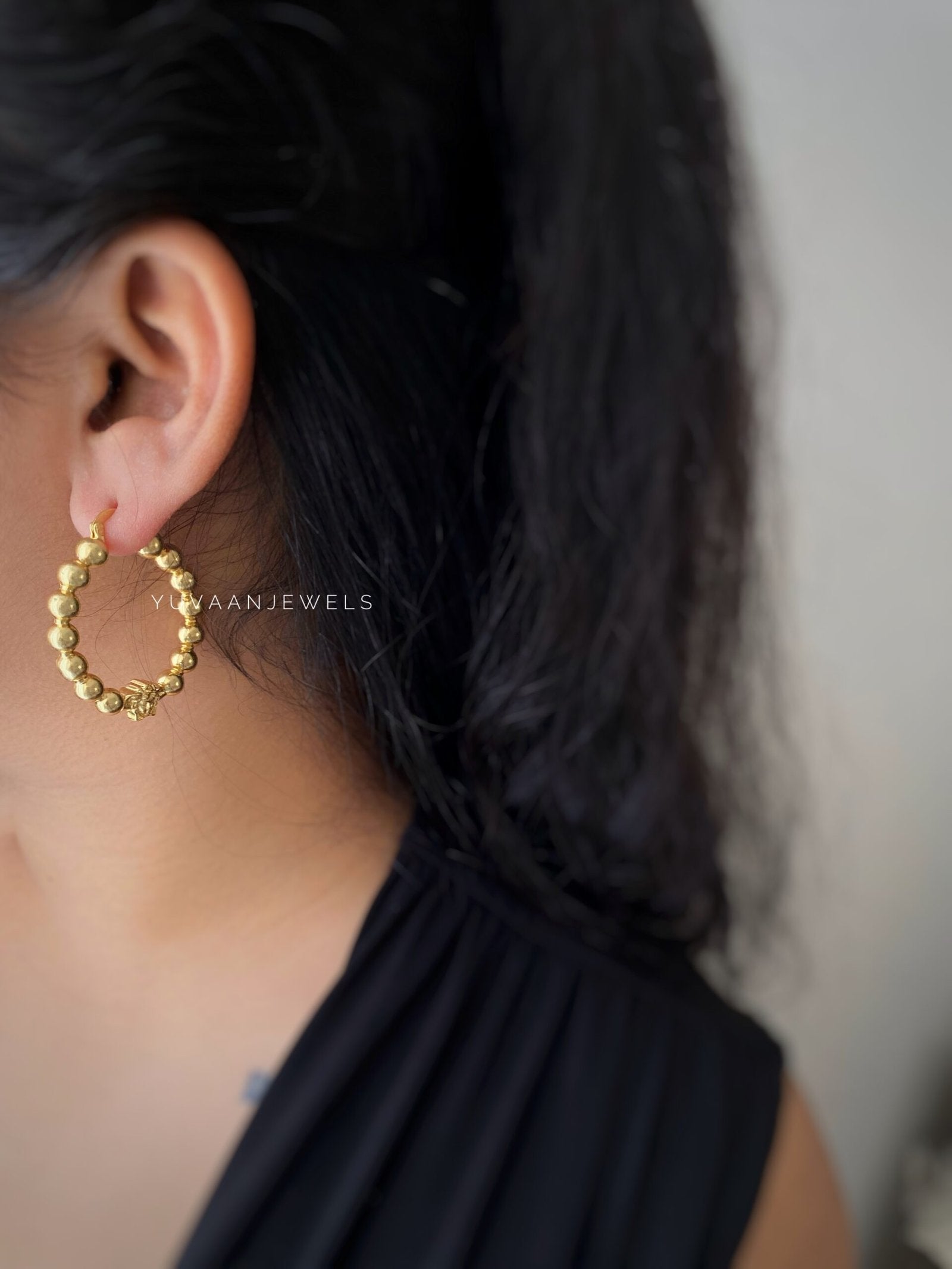 Chloe gold hoops
